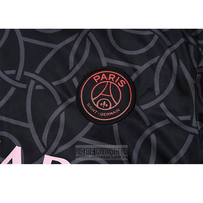 Chandal del Paris Saint-Germain Jordan Manga Corta 2024-2025 Negro - Pantalon Corto